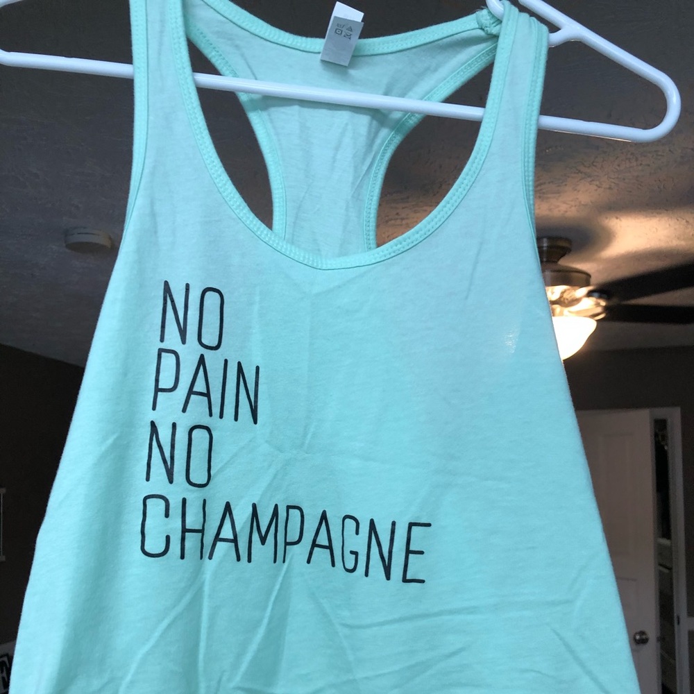 No Pain No Champagne Tank Small